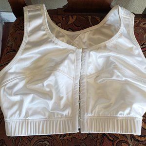 ENELL SPORT BRA  WHITE  BUST 36"-39" RIB 31"-33"